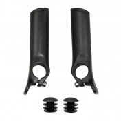 BAR ENDS - NEWTON WITH HAND REST - MATT BLACK (PAIR) 3700948112366
