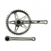 CHAINSET FOR URBAN BIKE- P2R WITH STEEL CRANKS 170mm - 42T. CHAINRING. FOR CHAIN 2.38 (3/32") 3700948112663