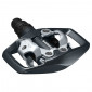 CLIP IN PEDAL FOR MTB- SHIMANO PD-ED500 - WITH CLEATS (PAIR)with double-sided binding- black platform 4524667689331