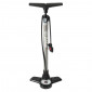 FLOOR PUMP - ZEFAL PROFIL MAX FP20 STEEL BODY+FOOT- SILVER - PRESSURE GAUGE 9BAR - SWITCH CONNECTION VP/VS +ACCESSORIES