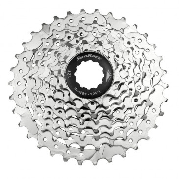 CASSETTE 8V. SUNRACE M66 11-32 VTT POUR SHIMANO/SRAM NICKEL (LIVRE EN BOITE) (11-13-15-18-21-24-28-32) 4710944242034