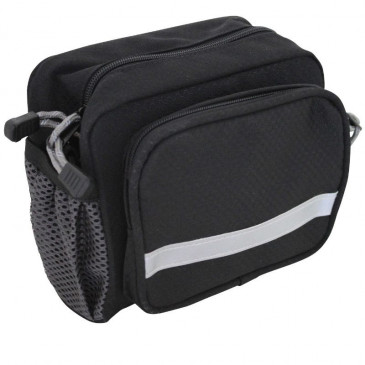 SACOCHE DE CINTRE/GUIDON VELO NEWTON N1 NOIR FIXATION CLIP 25.8/31.8 (Lg16xL10xH13) 3700948074145