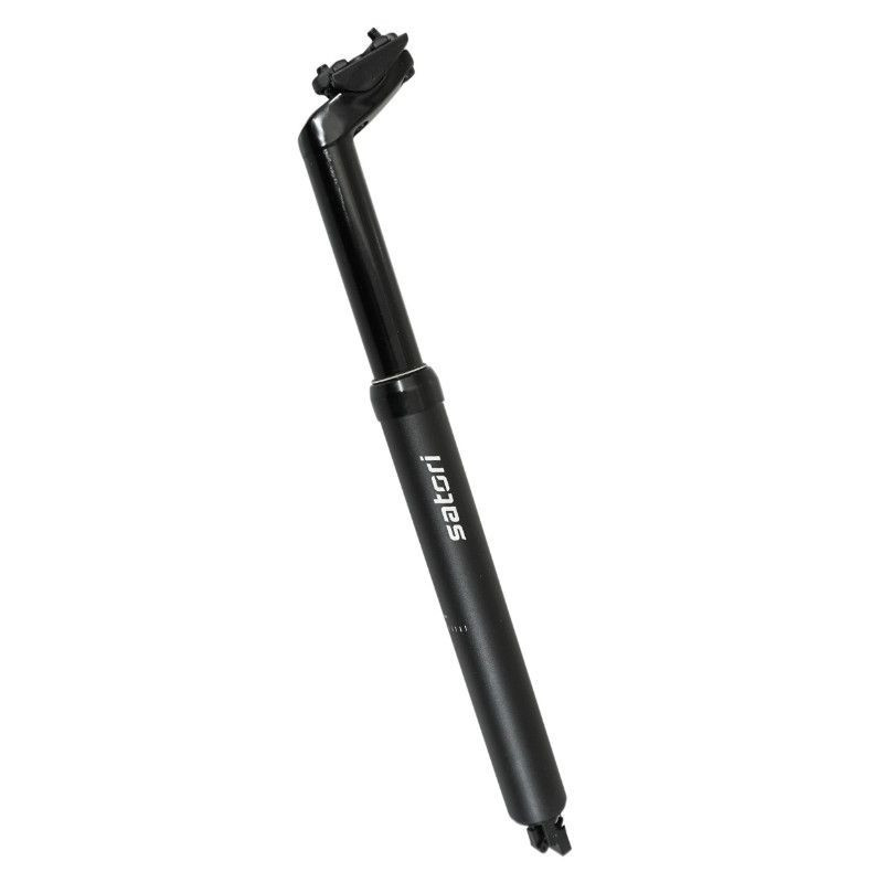 TIGE DE SELLE VTT TELESCOPIQUE SATORI ALU NOIR DIAM. 34.9 L450mm (REGLAGE PAR CABLE INTERNE