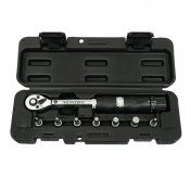 CLE DYNAMOMETRIQUE 1/4 SERRAGE DE 2 A 14 Nm AVEC DOUILLES ALLEN 2-3-4-5-6-10 TORX T25 (LIVRE DANS UNE MALETTE) -NEWTON- 3700948113110