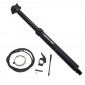 DROPPER SEATPOST FOR MTB - SATORI - ALUMINIUM BLACK Ø 30.9 L365mm (ADJUSTMENT WITH CABLE FROM HANDLEBAR - TRAVEL 100mm)