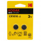 BATTERY- CR1616 LITHIUM KODAK 3V (SOLD PER 2)