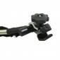 HITCH FOR BICYCLE CHILD TRAILER- TIGHTENING WHEEL ON CHAIN STAYS (FLEXIBLE PART ON TRAILER ) SPECIFIC FOR THRU AXLE.