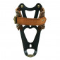 BOTTLE CAGE - NEWTON BLACK ALUMINIUM + BROWN LEATHER 3700948113233