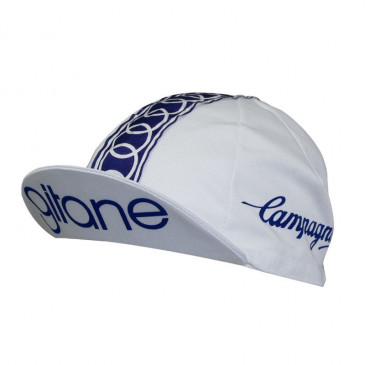 CYCLING CAP - GITANE CAMPAGNOLO - VINTAGE PRO TEAM - White