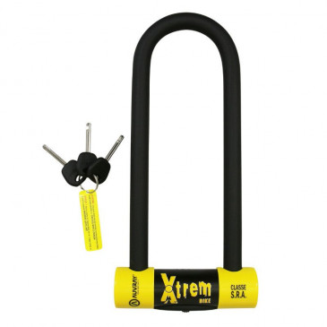 ANTIVOL VELO U AUVRAY XTREM 80x250 mm (DIAM 16 mm) SANS SUPPORT (CLASSE SRA) NIVEAU SECURITE 10/10 - HOMOLOGUE SRA 3700807708327