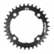 CHAINRING FOR MTB- 4ARMS FOR SINGLE 34T. Ø104 11Speed.ALUMINIUM BLACK MEGATOOTH FSA 4712977690004