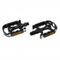 PEDALE VTT ROULEMENT ETANCHE PREMIUM NEWTON CORPS ALU NOIR CAGE ALU ARGENT/NOIR 9/16" (PAIRE) 3700948114193