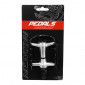 FLAT PEDAL FOR MTB- NEWTON - ON BEARINGS PREMIUM - ALUMINIUM BODY / BLACK - Thread 9/16" (PAIR) 3700948114216
