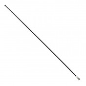 RAYON INOX NOIR PLAT (2,2 x 0,09mm) TETE DROITE 2mm L 284mm SAPIM CX-RAY AVEC ECROUS (VENDU A L'UNITE) 5400540227212