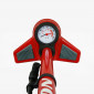 FLOOR PUMP- NEWTON FPV1- STEEL - RED - SWITCH STYLE CONNECTION WITH PRESSURE GAUGE 11BARS VP/VS 3700948114872