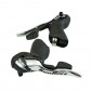 SHIFTERS SET FOR ROAD BIKE -SUNRACE 9 SPEED. FOR TRIPLE ALUMINIUM BLACK (PAIR) COMPATIBLE SHIMANO