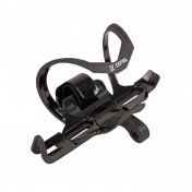 BOTTLE CAGE - ZEFAL PULSE Z2I COMPOSITE BLACK - BOTH SIDES LOAD WITH C02 CARTRIDGE+INFLATOR SUPPORT - 52g