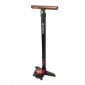 FLOOR PUMP- ZEFAL PROFIL MAX FP60 ALUMINIUM BODY WITH WOOD HANDLE- WITH PRESSURE GAUGE 12BARS - ZTURN CONNECTION VP/VS - WOODEN HANDLE - MADE IN France