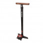 FLOOR PUMP- ZEFAL PROFIL MAX FP60 ALUMINIUM BODY WITH WOOD HANDLE- WITH PRESSURE GAUGE 12BARS - ZTURN CONNECTION VP/VS - WOODEN HANDLE - MADE IN France 3420580866600