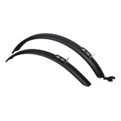 MUDGUARD FOR MTB/URBAN BIKE - QUICK RELEASE 24'' ZEFAL TRAIL TEEN 60mm for tyre Wd 2,2" BLACK (PAIR) 3420582465016