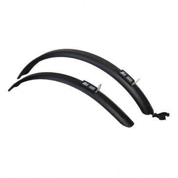 GARDE BOUE CITY/VTT RAPIDE 24'' ZEFAL TRAIL TEEN 60mm NOIR (PAIRE) POUR PNEU SECTION 2.2" 3420582465016