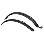 MUDGUARD FOR MTB/URBAN BIKE - QUICK RELEASE 26/27/29"/700C/650B ZEFAL TRAIL 55mm BLACK - For tyres 650B/700C/26"/27.5"/29" - Max Wd 2.0" (PAIR) 3420582435019