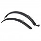 GARDE BOUE CITY/VTT RAPIDE ZEFAL TRAIL 55mm NOIR (PAIRE) POUR PNEU 650B/700C/26"/27.5"/29" SECTION MAXIMUM 2.0" 3420582435019
