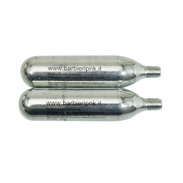 CO2 CARTRIDGE-THREADED- P2R 25g (SOLD PER 2 IN BOX)