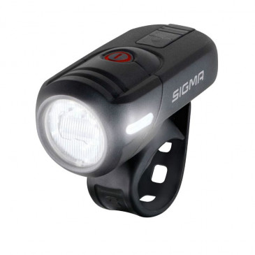 ECLAIRAGE VELO USB AVANT SIGMA AURA 45 LUX (AUTONOMIE 6H MODE STANDARD ET 21H MODE ECO) NOIR - HOMOLOGUE - ADAPTE L'ECLAIRAGE EN FONCTION DE LA LUMINOSITE 4016224174508