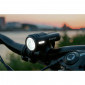 HEAD LIGHT ON BATTERY RECHARGABLE ON USB- ON HANDLEBAR SIGMA AURA 45 LUX (BATTERY LIFE 6H STANDARD AND 21H ECO) BLACK - APPROVED - VARIABLE LIGHTING FUCTION OF BRIGHTNESS.