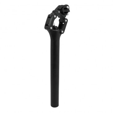 TIGE DE SELLE CITY SUSPENSION PARALLELOGRAMME NEWTON DIAM 31,6 L350mm NOIR (SUR CARTE)