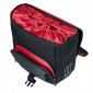 SINGLE BAG FOR BICYCLE -REAR- BASIL SPORT -LEFT/RIGHT WITH RAIN COVER - 18L BLACK - HOOKS ON LUGGAGE RACK- SPECIAL FOR EBIKE - (31x18x31cm) 8715019175800
