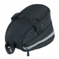 SADDLE BAG FOR BICYCLE - BASIL MADA 1Lt BLACK - DOUBLE STRAPS FASTEING 8715019170249