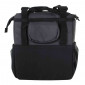 SACOCHE ARRIERE VELO LATERALE SHOPPER XL NOIR/GRIS WATERPROOF FIXATION PORTE BAGAGE AVEC HOOK-ON 20L (32x16x37cm)