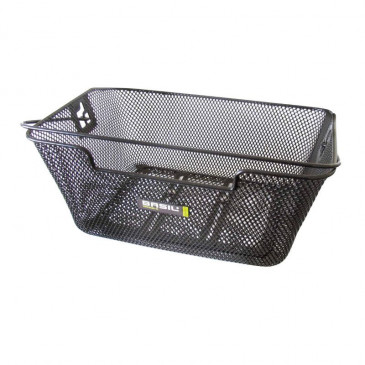 REAR BASKET - STEEL MESH- BASIL CAPRI (35cm x 31cm x 18cm) with CLIP/SPRING