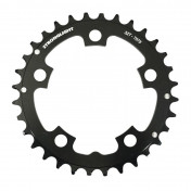 CHAINRING FOR MTB- 5arms - FOR TRIPLE 32T.Ø 94 BLACK "MIDDLE" STRONGLIGHT ALUMINIUM 7075 - 8/9 Speed. 3700223700851