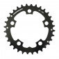 CHAINRING FOR MTB- 5arms - FOR TRIPLE 32T.Ø 94 BLACK "MIDDLE" STRONGLIGHT ALUMINIUM 7075 - 8/9 Speed. 3700223700851