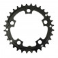 CHAINRING FOR MTB- 5arms - FOR TRIPLE 32T.Ø 94 BLACK "MIDDLE" STRONGLIGHT ALUMINIUM 7075 - 8/9 Speed. 3700223700851