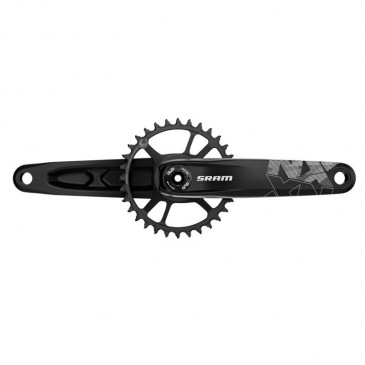 PEDALIER VTT SRAM 12V. NX EAGLE NOIR DUB AXE INTEGRE 175mm 32DTS DIRECT MOUNT (AXE 29mm) 0710845818035