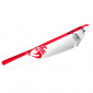 MUDGUARD FOR MTB/ROAD BIKE - REAR TO CLIP UNDER SEAT - VELOX RED/ WHITE VENDEE FLAG (SOLD PER UNIT)