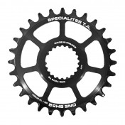CHAINRING FOR MTB- "DIRECT MOUNT" 28 teeth TA ONE SH52 MATT BLACK ALUMINIUM- SHIMANO XTR M9100 / XT M8100 / SLX M7100/M900 - 10/11/12 Speed. 3662458016582