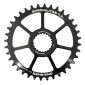 CHAINRING FOR MTB- "DIRECT MOUNT" 36 teeth TA ONE SH52 MATT BLACK ALUMINIUM- SHIMANO XTR M9100 / XT M8100 / SLX M7100/M900 - 10/11/12 Speed 3662458016629
