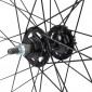 WHEEL FOR ROAD BIKE / FIXIE / TRACK P2R 30mm RED - REAR - 2 SIDES THREADED HUBPIGNON +16T. SPROCKET