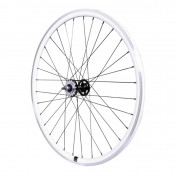 WHEEL FOR ROAD BIKE / FIXIE / TRACK P2R 30mm WHITE - REAR- 2 SIDES THREADED HUB +16T. SPROCKET 3660429024420