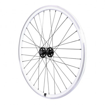 WHEEL FOR ROAD BIKE / FIXIE / TRACK P2R 30mm WHITE - FRONT