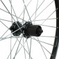 WHEEL FOR TREKKING BIKE- 700x35 REAR - KARGO FOR E-BIKE ALUMINIUM BLACK "DOUBLE WALLED" SHIMANO HUB TX500 CASSETTE 9/8 SPEED. (REINFORCED) 3660429071455