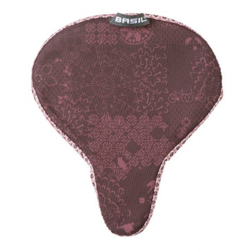 BICYCLE SEAT COVER- BASIL BOHEME FIG RED (28x23cm)