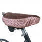 BICYCLE SEAT COVER- BASIL BOHEME FIG RED (28x23cm)