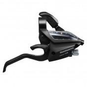 LEVIER/MANETTE VTT PATIN SHIMANO STEF500 DROIT 7V. NOIR V-BRAKE 2 DOIGTS 4524667414995