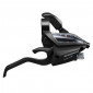 LEVIER/MANETTE VTT PATIN SHIMANO STEF500 DROIT 7V. NOIR V-BRAKE 2 DOIGTS 4524667414995